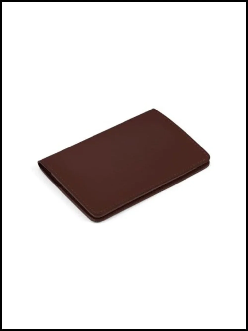 Handmade Italian Leather Passport Cover Full Grain Calfskin Travel Wallet